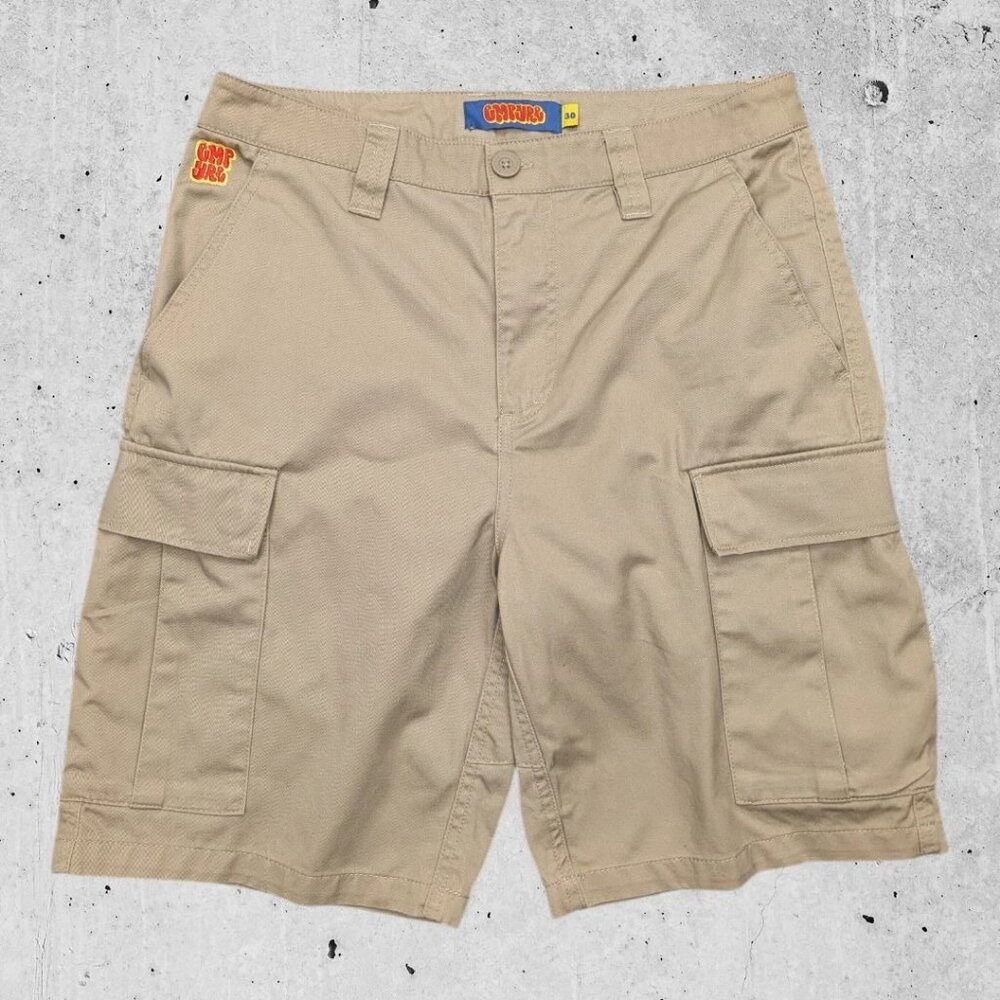 Empyre Khaki Cargo Mens Shorts ~ Size 30